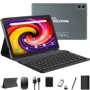 Tablet 2025 10,1 pulgadas 2 en 1 Android Tablet con teclado Octa-Core 8(4+4 Vir... - Imagen 1 de 8