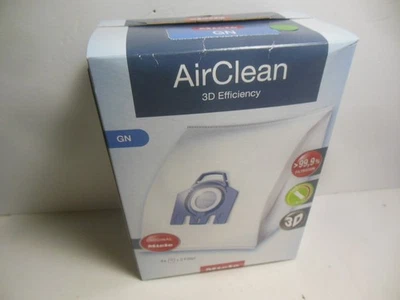 Miele 10123210 AirClean 3D Dust Bag 4 Bags and 2 Filters GN Type NEW in Box - Image 1 of 3