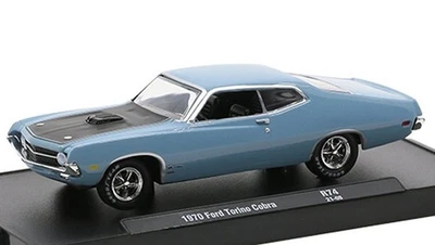 FORD Torino Cobra - 1970 - bluegrey - M2 Machines 1:64 - Bild 1 von 4