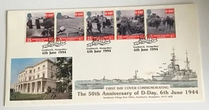GB QEII 1994 Southwick village Post Office official D-Day FDC Southwick Cat £20+ - Picture 1 of 4