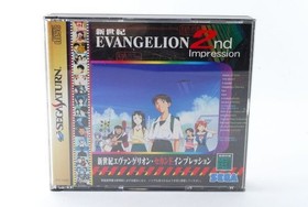 Neon Genesis Evangelion 2nd Impression Game Soft Sega Saturn Game Software