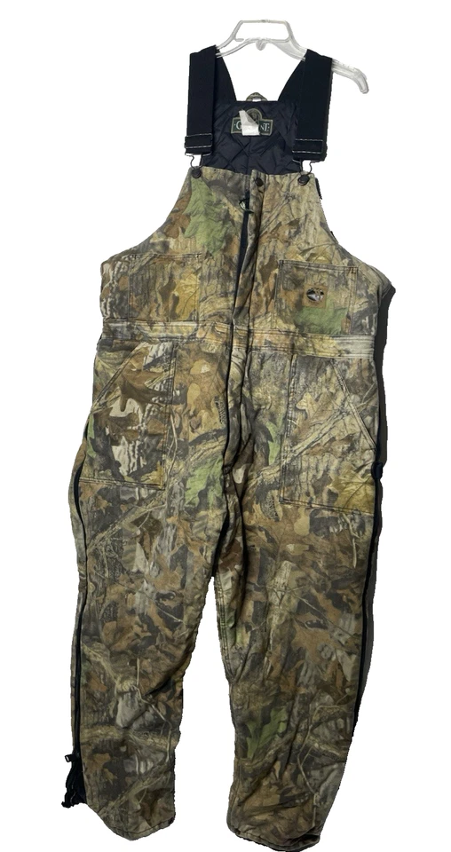Men's XL Overalls Realtree Advantage Timber Hunting Gunflint Berne Quilted - Image 1 of 4