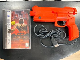 House of The Dead (Sega Saturn 1998) CIB Complete in Box w Manual + Light Gun