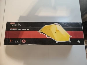 Neues Coleman PEAK-1 Backpacking Zelt: 1 Person 3-Season. Nagelneue ungeöffnete Box. - Bild 1 von 7