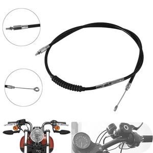 Black 200CM Clutch Cable Wires Kit For Harley Sportster XL883 XL1200 1996-2015 - Picture 1 of 10