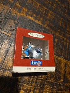 Casco da calcio Hallmark 1995 Carolina Panthers NFL ricordo ornamento QSR6227 - Foto 1 di 2