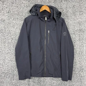 Chaqueta Tumi T Tech Para Hombre Gris Medio Con Capucha Cremallera Completa Ligera Poliéster Rian M - Imagen 1 de 19
