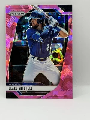 2025 Panini Prizm - Blake Mitchell, Blake Mitchell #64 Pink Ice Prizm (RC) - Image 1 of 2