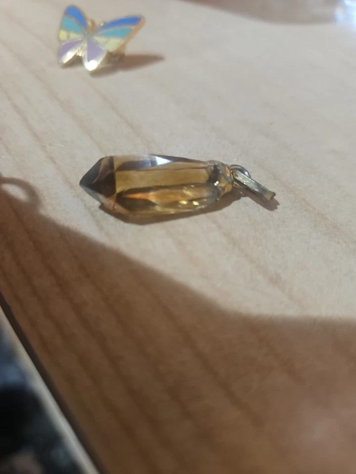 Colgante de cristal de cuarzo ahumado Foto 1 de 2