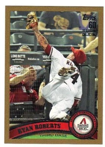2011 Topps Update Gold #/2011 Ryan Roberts Arizona Diamondbacks #US 237 - Picture 1 of 1