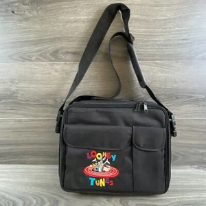 Looney Tunes Logo Padded Laptop Computer Carry Bag Case Vintage - Photo 1/12