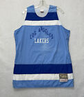 Mitchell Ness Hardwood Classic Los Angeles Lakers Heritage Blue Jersey L *Defect