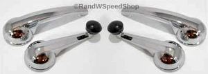 Set Chrome Inside Door Handles & Window Cranks for 1947-66 Chevy & GMC Truck - Picture 1 of 12