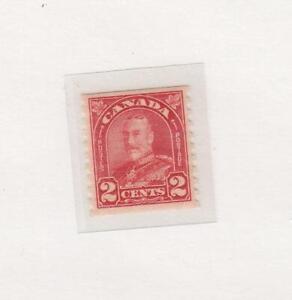 CANADA (SP168) # 181 VF-MNH  2cts KGV ARCH/LEAF COIL /DEEP RED CV $70