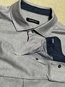 Bugatchi Men’s Shirt Long Sleeve XL Blue - Picture 1 of 14