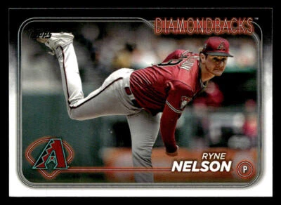 2024 Topps #334 Ryne Nelson Card Arizona Diamondbacks - Image 1 of 2