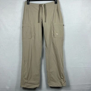 Mountain Hard Wear  Yuma Hiking Pants Womens Size 8 Tan Cargo - Picture 1 of 11