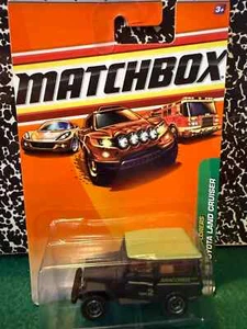 Matchbox Jungle Explorers (2009) Green '68 Toyota Land Cruiser Toy 95/100 NIB - Picture 1 of 2