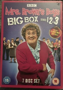 Mrs Brown's Boys - Big Box Series 1,2 & 3 + 3 Christmas Specials - 7 Disc NEW - Picture 1 of 2