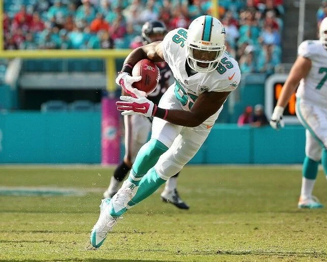 FOTO DE FÚTBOL AMERICANO GREG JENNINGS 8X10 MIAMI DOLPHINS NFL Foto 1 de 1