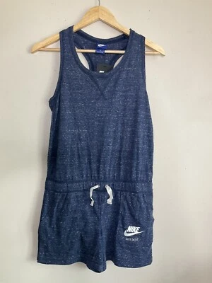 Nike девочек Детский комбинезон молодежный размер XL синий с логотипом и эластичный пояс новый с ярлыками - Изображение 1 из 4