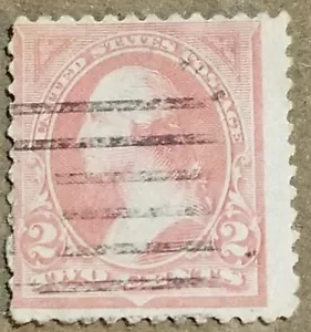 Scott 248 1894 2 Centesimi Washington Francobollo Stati Uniti - Foto 1 di 2