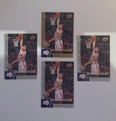 2009-10 Upper Deck First Edition Blake Griffin Gold And Silver 4 Card Lot🔥 - Изображение 1 из 3