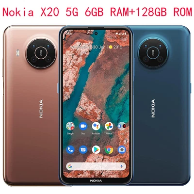 Original Nokia X20 5G Unlocked Smartphone 128GB 64MP Zeiss optics WIFI Bluetooth - Image 1 of 4