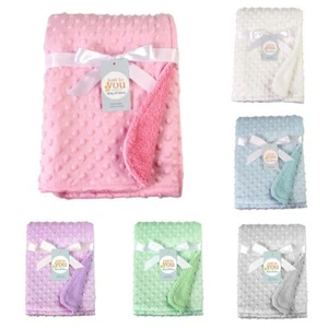 Newborn Baby Girls Boys Swaddle Wrap Infant Swaddling Plush Blanket Sleeping Bag - Picture 1 of 16