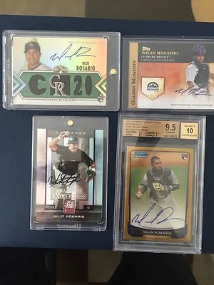 Bowman 2012 cromo dorado ref automático #9/50 - Wilin Rosario RC - BGS 9,5/10 +3 extras Foto 1 de 4