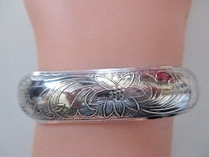 SILBER DESIGN ARMREIF ° 800 ° Jugendstil ° Meistermarke ° Frauenkopf ° - Bild 1 von 1