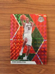 2019 Panini Mosaic #85 Khris Middleton Red Mosaic Prizm SP - Picture 1 of 2