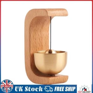 Magnetic Wood Doorbell Chime Decorative Loud Door Bell Home Decor(Beech) -M6 - Picture 1 of 8