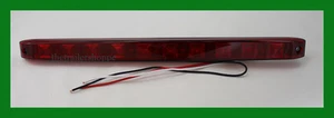 Maxxima 15" Largo Montaje Superficial Rectangular Parada Girar Tira Trasera Luz 10 LED Rojo - Imagen 1 de 2