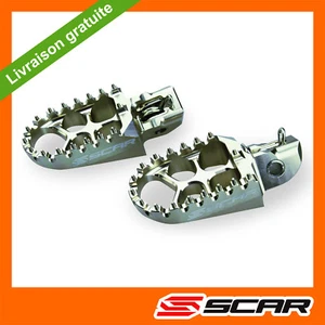 FUSSRASTENANLAGE EVO SCAR KTM 125 150 250 450 SX SXF 2016 - 2022 GRAU SCAR - Bild 1 von 3