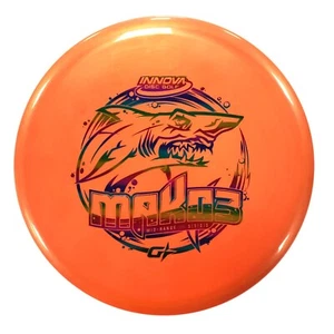 DISC GOLF INNOVA GSTAR MAKO3 MID-RANGE DISK STRAIGHT 173g ORANGE W/ RAINBOW FOIL - Picture 1 of 1