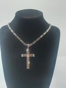 Men's Stainless Steel Necklace and Pendant - Picture 1 of 4