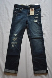 Levi's Girl's Girlfriend Fit Stretch Jeans Adjustable Waist Size 10 Regular - Picture 1 of 4