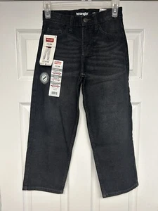 Wrangler Boy’s Black Loose Fit Denim Jeans Regular 8 - Picture 1 of 3