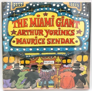 THE MIAMI GIANT First Edition Signed by Yorinks & Sendak HC DJ with ad clipping - Picture 1 of 17