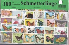 100 stamps butterflies, lepidoptera, butterfly, butterfly, butterfly fold
