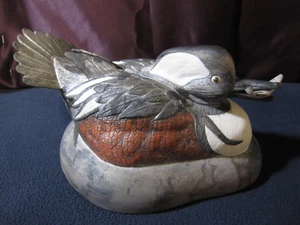 Hooded Merganser Decanter Mount Hope 1 of 1500 Ducks Unlimited - Picture 1 of 10