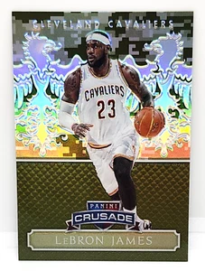 LeBRON JAMES ~ 2014-15 PANINI EXCALIBUR CRUSADE CAMOFLAGE #93 ~ CAVALIERS - Picture 1 of 2