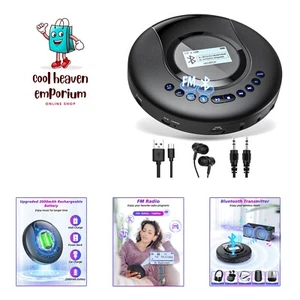 CD Player Portable , Portable CD Player Bluetooth with FM Radio, 2000mAh Rech... - Picture 1 of 10