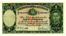 Australia ... P-26b ... 1 Dollar ... ND(1942) ... *Choice VF+*