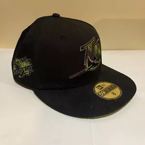 Tampa Bay Devil Rays 1998 Inaugural Season New Era Size 8 Fitted Hat B126 - Picture 1 of 7