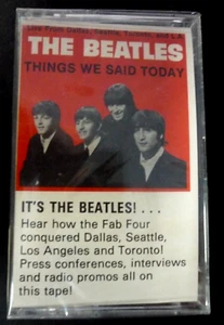 The Beatles - Things we said Today Cassette Tape Brand New Sealed 1989 Rare - Picture 1 of 2