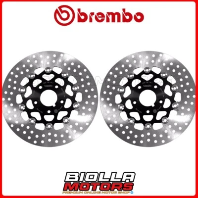 KIT DISCHI FRENO ANTERIORE BREMBO HARLEY DAVIDSON XLH SPORTSTER 1000 1985 [Flott Foto 1 de 4