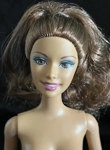 NACKTE BARBIE MATTEL -STRANDFÜSSE-BRÜNETTE-TERESA PUPPE FÜR OOAK-#10 - Bild 1 von 3