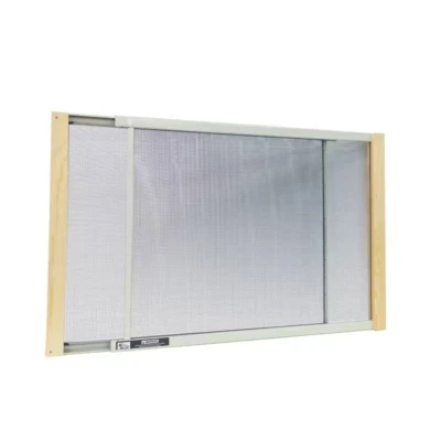 37 In. X 10 In. Grey Aluminum Adjustable Window Screen US - Image 1 of 4